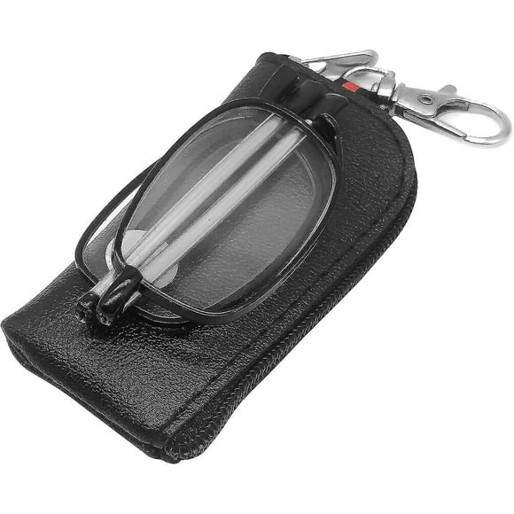 Folding Reading Glasses Portable Mini Reading Glasses,portable Compact Folding Reading Glasses For Men And Women Black