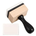 thumbnail image 1 of Small Label Maker for Daily Use with Wood and Sponge Design Khaki Color 2 Flathead Sponges, 1 of 5