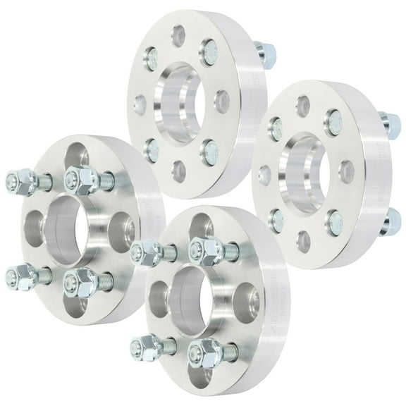 SCITOO 4X 1 inch Wheel Spacers adapters 4 Lug 4x100mm to 4x100mm with 12x1.5 Studs 56.1mm Compatible with for Aveo for Civic del Sol for Mirage