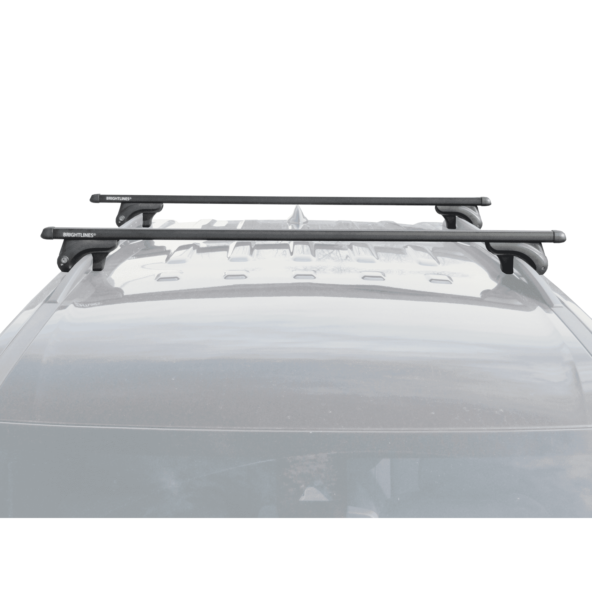 BRIGHTLINES 54" Crossbars Roof Racks Compatible With Subaru Forester 2009-2025 for Kayak Luggage Ski Bike Carrier, a Set of 2 (Black)