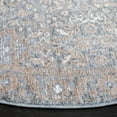 thumbnail image 3 of SAFAVIEH Webster Natasha Abstract Area Rug, Grey/Beige, 5' x 5' Round, 3 of 8