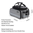 thumbnail image 2 of Anckoeil Bicycle Accessories Bicycle Rear Rack Bag with Ultra-Stable Hooks & Large Pockets, Bike Trunk Bag,Anti-Tear Bike Storage Bag For Cycling Touring/Commuting/Shopping, 2 of 7