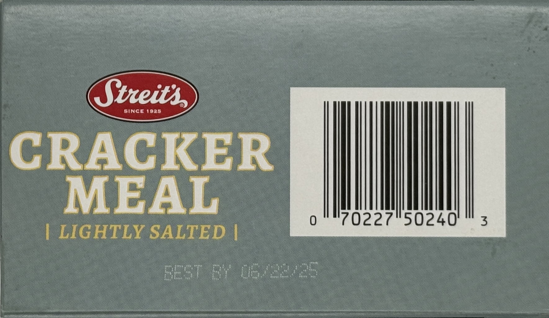 (2 pack) Streit's Lightly Salted Cracker Meal, Seasoned Coating Mix, 16 oz