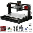 thumbnail image 1 of Upgrade Version CNC 3018 Pro GRBL Control DIY Mini CNC Machine 3 Pcb Milling Machine Wood Router Engraver with Offline Controller with ER11 and 5mm Extension Rod Working Area 300*180x40mm, 1 of 7