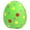 Green, variant on Squeaky Dog Toys, Denbek Soft Bouncing Dog Balls Squeaky Toys, Interactive Egg Shape Dog Toys Balls for Puppies Small Medium Breed
