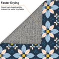 thumbnail image 6 of XMXT Microfiber Drying Mat for Kitchen Counter, Flat Geometric Patterns Absorbent Dish Drying Mats for Sink Dishes Rack Pad, 16 x 18 inches, 6 of 9