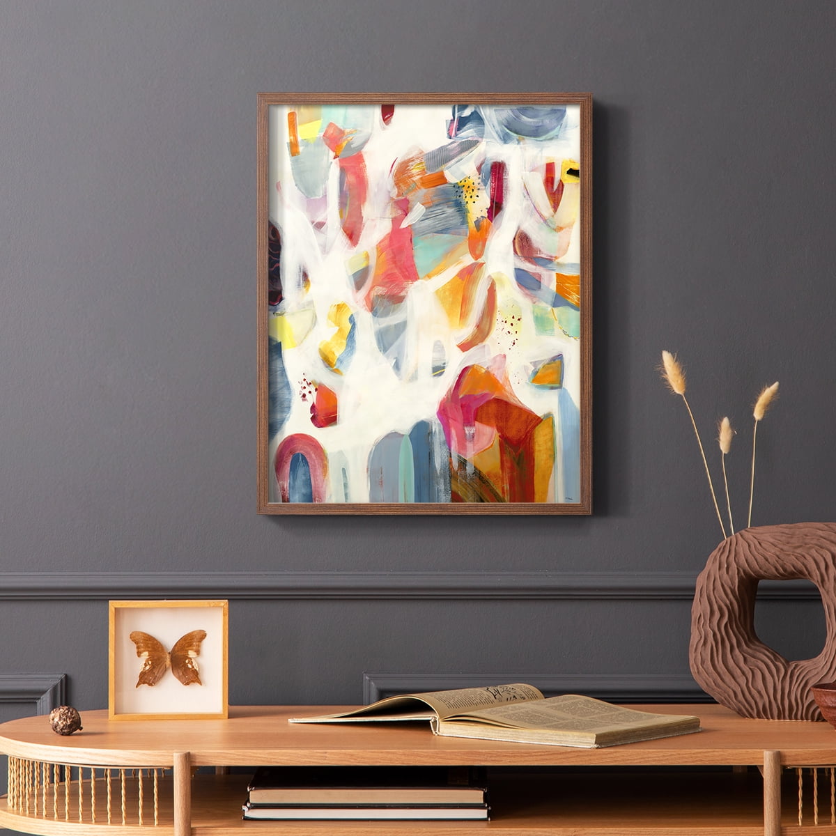 Reawaken in Brown Solid Wood 8 x 10 Framed Print