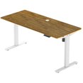 thumbnail image 1 of PROGRESSIVE DESK Standing Desk 48x30 - Electric Adjustable Height Stand Up Desk - One Piece Top, 1 of 9