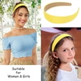 thumbnail image 2 of 10 Pack Satin Headbands 1.3 Inch Wide Red White Black Pink Purple Headband Women Girls Non Slip Fashion Hair Bands Diy Holiday Costume Accessories Diademas Coreanas Para Mujer, 2 of 12