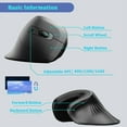 thumbnail image 5 of Right Hand Vertical Mouse Ergonomic Gaming Mouse USB Optical Wrist Healthy Mice Mause For PC, 5 of 9