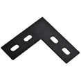 thumbnail image 1 of N351-504 4.5 in. Black Powder Coated Steel Corner Brace, 1 of 1