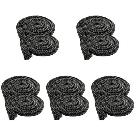 

FRCOLOR 10 pcs Wood Stove Door Gasket 1/4 Inch Wood Stove Gasket Rope Door Gasket Fiberglass Gasket