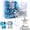 Blue and White, variant on 101PCS Christmas Tree Baubles Xmas Hanging Balls Set for Christmas Tree Decorations