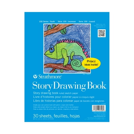 Strathmore 100 Series Story Drawing Notebook for Kids, Wire Bound, 8.5