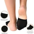 thumbnail image 3 of 6 Pairs Toe Topper Women Socks Half Noshow Seamless Socks, 3 of 6