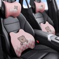 thumbnail image 5 of Almohada para el cuello y la cabeza del coche con dibujos animados de algodón con memoria Un par de almohadas para el respaldo del asiento del coche, 5 of 5