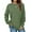 Green, variant on MLANM Sweatshirts for Women Crewneck Casual Long Sleeve Shirts Tunic Tops, M Camel
