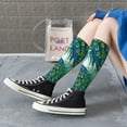 thumbnail image 5 of Naloa Peacock And Flowers Thigh High Socks Extra Long Stretchy Sock Women Over Knee High Opaque Stocking Daily Wear, 5 of 6