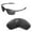 Black - Non Polarized, variant on Walleva Clear Replacement Lenses for Oakley Half Wire 2.0 Sunglasses