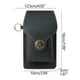 thumbnail image 3 of Fiudx Bolsa de Cuero para Teléfono Móvil, Riñonera para Deportes Al Aire Libre, Piel de Vacuno Resistente, Cierre de Seguridad con Clip para Cinturón, Bolsillo Multiusos, Ideal para Senderismo, Runni, 3 of 5