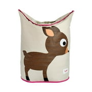 3 Sprouts Baby Laundry Hamper Storage Basket Organizer Bin for Nursery, Deer