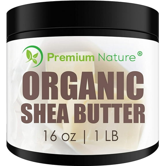 Shea Butter Raw Organic African 16 oz - Pure Virgin Unrefined for Body Butter Stretch Mark Eczma Natural Lipbalm Organic Skin Care ScarCream and Lotion DIY Premium Nature Limited Edition 2.0
