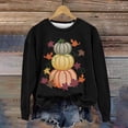 thumbnail image 2 of Blouses for women dressy casual Long Sleeve Little Terry Soft Clothing XL Black womens blouses, 2 of 4