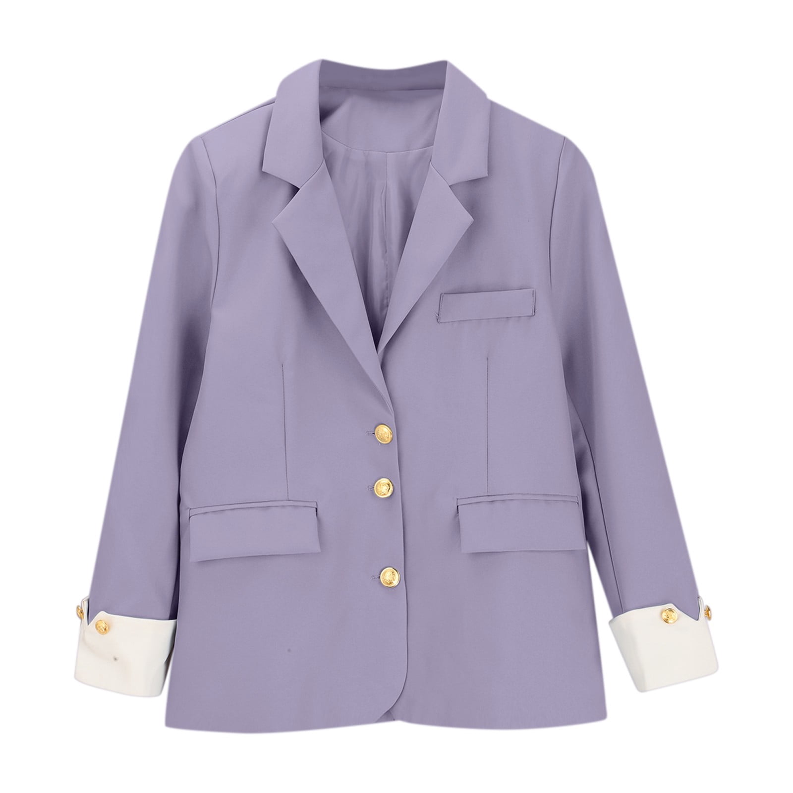 ladies silver dress jacket Blazer for Women, Yigetop Women's Casual Solid Color Suit Jacket Lapel Keep Warm and Slim Loose Long Sleeve Fashion Cardigan Coat Fitted Blazers for