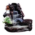 thumbnail image 1 of Quemador de incienso de cascada, adorno de estatua Simple, quemador de cono de incienso, quemador de incienso de reflujo para decoración del hogar de Estilo A, 1 of 8