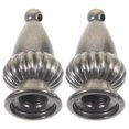 thumbnail image 4 of 2Pcs Light Shade Finial Zinc Alloy Round Elegant Decoration For Home, 4 of 6