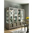 thumbnail image 2 of Legacy Classic Highline Bunching Glass Display Cabinet in Greige Wood, 2 of 4