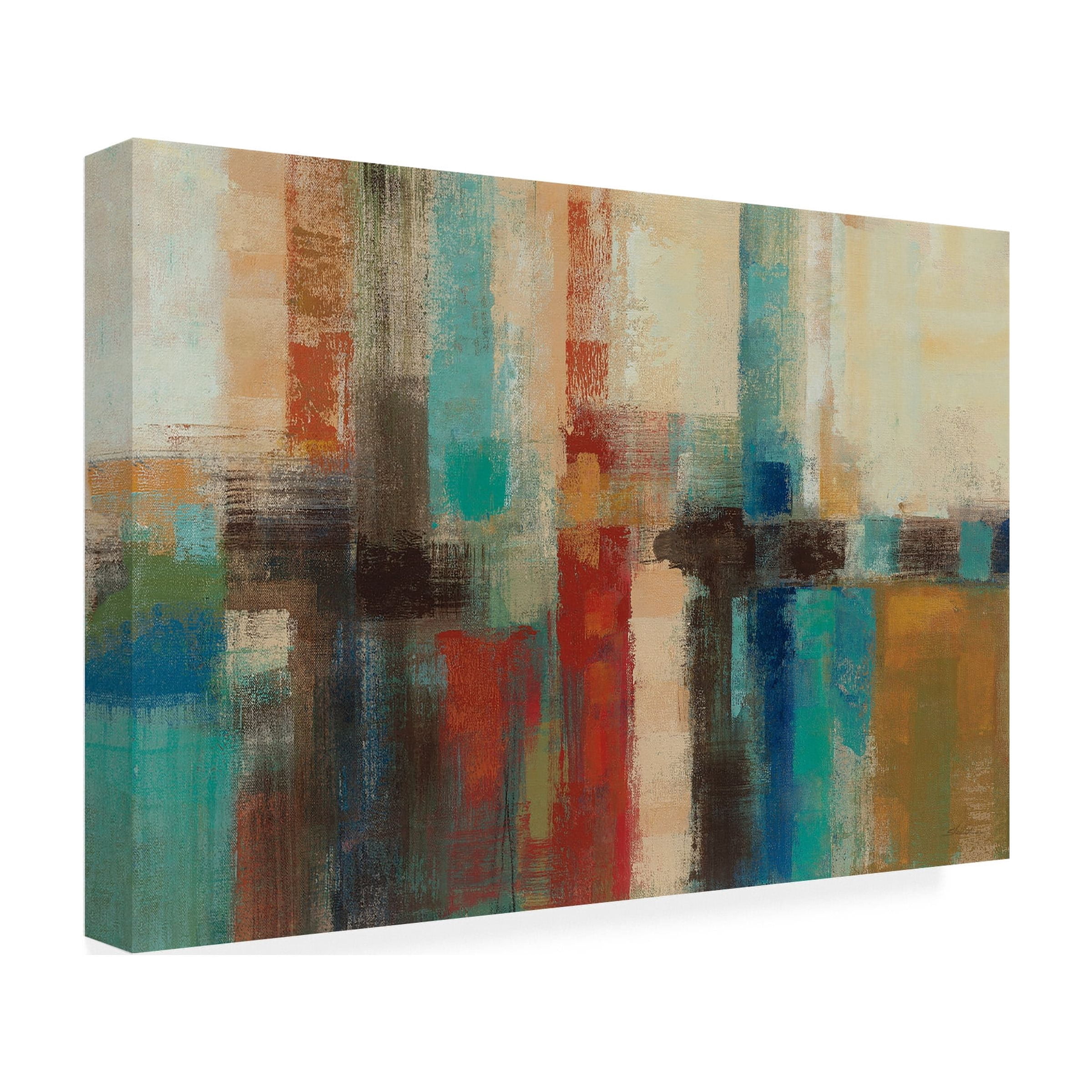 Trademark Fine Art 'Aqua Horizon' Canvas Art by Silvia Vassileva