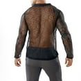thumbnail image 6 of IROINNID Mens Tops Outfit Long Sleeve V-Neck Lightweight Cooling Fitting Blouse Sun Shirt, 6 of 7