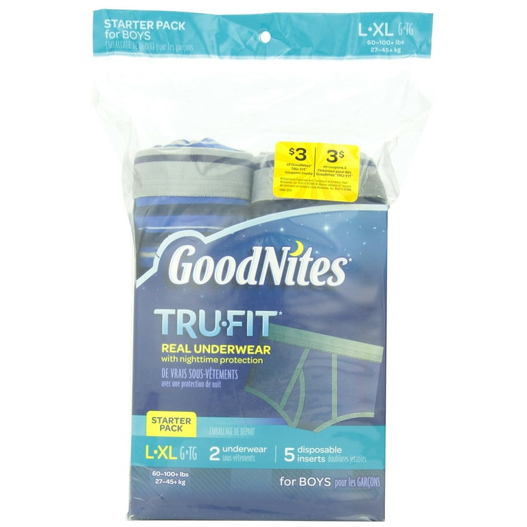 Goodnites Tru-Fit Bedwetting Underwear for Boys