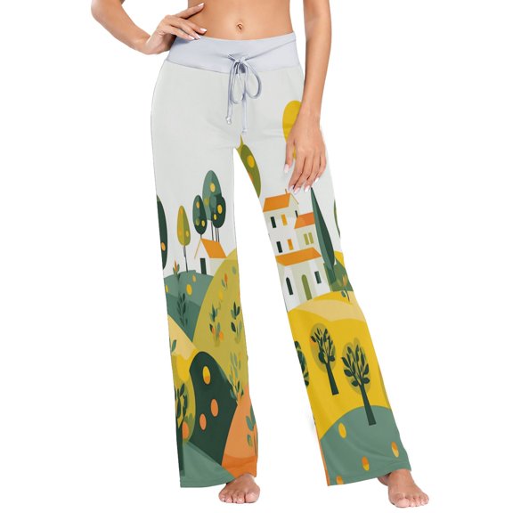 X-Small Women's Comfy Casual Pajama Pants Stretch Fabric Suitable for Yoga Pants Hippie Pants,The Best Holiday Gifts for Women Joyful Color Scheme