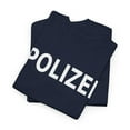 thumbnail image 3 of Polizei Front Back German Bundespolizei Federal Police Costume T-Shirt Tee - Navy / M, 3 of 4