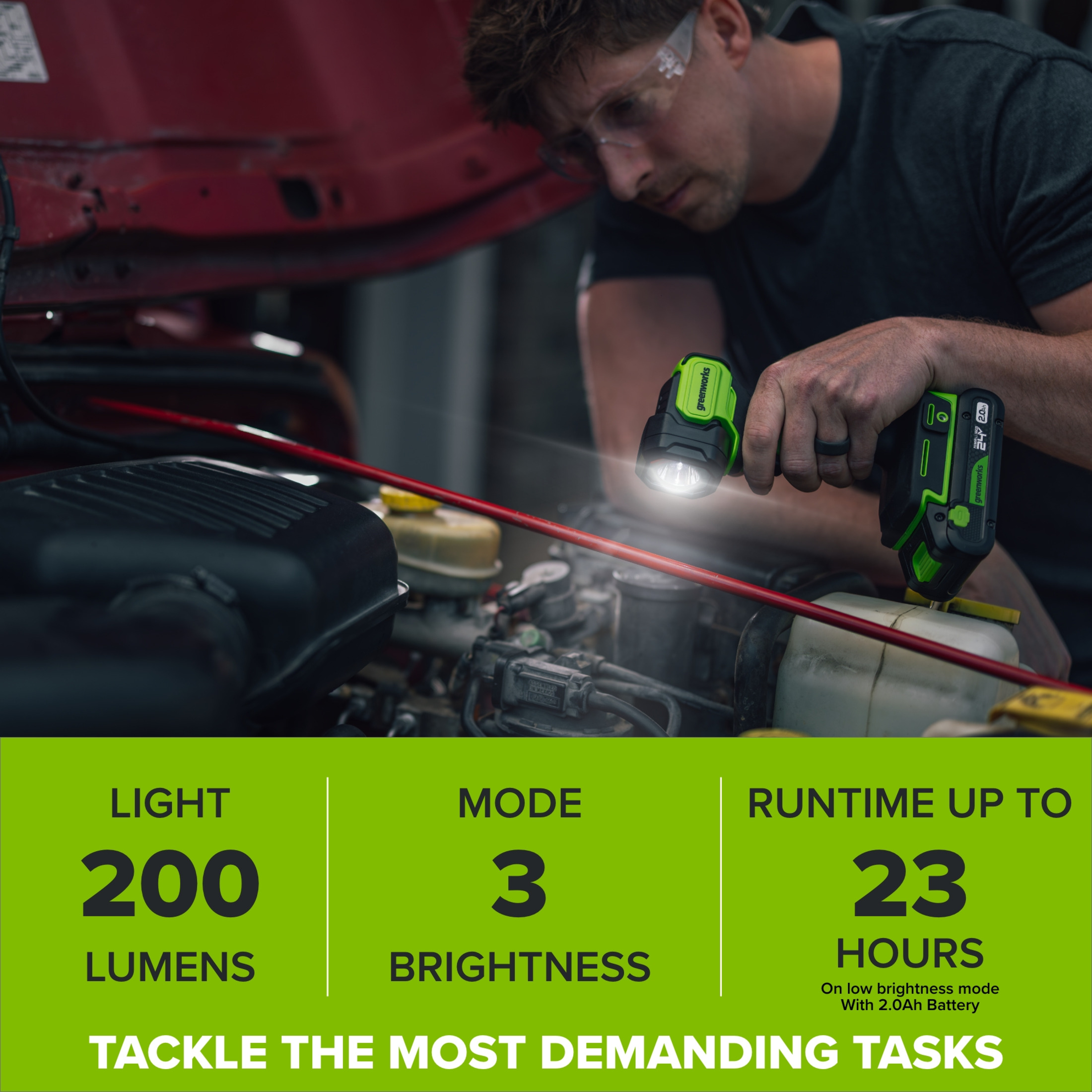 Greenworks PowerAll 24V 4-Piece Tool Combo Kit photo 5