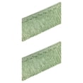 thumbnail image 2 of Naiovety Cortinas de poliéster de primera con borlas en los lados: agregue un toque de flecos de borlas de lujo para coser verde guisante 15 verde claro quince 2piezas, 2 of 6