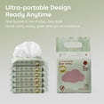 thumbnail image 4 of Toallitas húmedas para bebé bc babycare Cloud Moist, 6 paquetes, biodegradables, 4 of 8