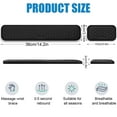 thumbnail image 6 of FIXPARTS Wrist Rest for Computer Keyboard,Non-Slip Silicone Base, Soft Memory Desk Pad for Office, 6 of 7
