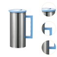 thumbnail image 6 of Baoblaze Stainless Steel Pitcher Carafe 1800 ml Household Tea Kettle Metal Pitcher Water Jug for Gatherings Juice Milk Blue, 6 of 8