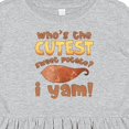thumbnail image 4 of Inktastic Who's the Cutest Sweet Potato? I Yam Funny Thanksgiving Girls Toddler Dress, 4 of 5