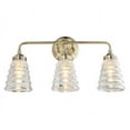 thumbnail image 4 of 313B03AB-Varaluz Lighting-Amherst - Three Light Bath Vanity-Antique Brass Finish, 4 of 4