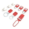 thumbnail image 3 of YAHHU BD-ZT1-KIT1 Lockout Tagout Kit – Impact Resistant, Anti‑Tamper, 2‑Key Polypropylene Plug Lock & Waterproof Tag, 1 Pack, 3 of 7