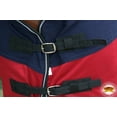 thumbnail image 4 of 81 In Hilason Western Horse Light Weight Comfort Durable Poly Fly Sheet Navy Blue & Red, 4 of 8