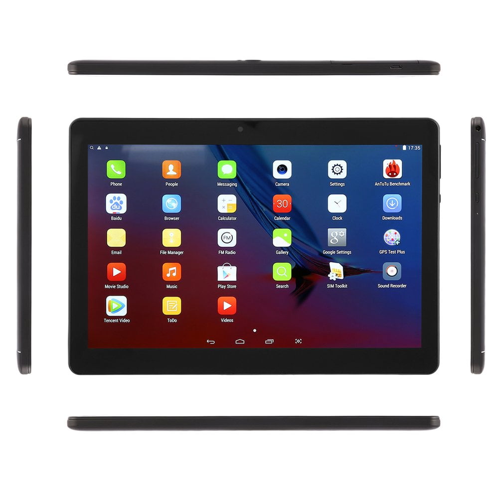 Upgraded KT107 HD 10.1" Android Tablet Unlocked Dual SIM 2G/3G WIFI