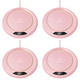 thumbnail image 1 of Calentador de tazas con termostato de apagado automático, posavasos para viajes, uso en oficina, café, rosa, 1 of 6