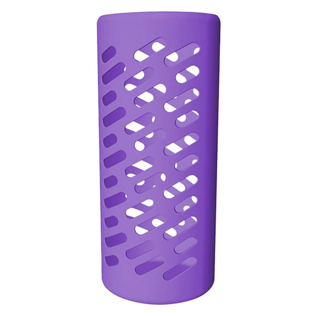 Funda protectora de silicona para botella, cubierta gruesa antideslizante para taza, funda para contenedor de bebidas, Protector aislado , púrpura, 40 onzas Púrpura 40oz