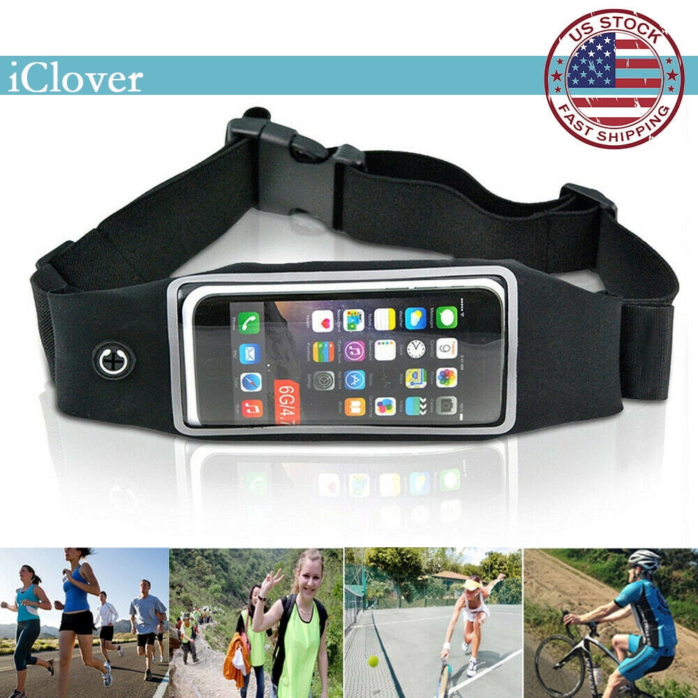 IClover For iPhone 6 7 8 X XS Waterproof Running Belt Bum Waist Bag Pouch Pack Sport