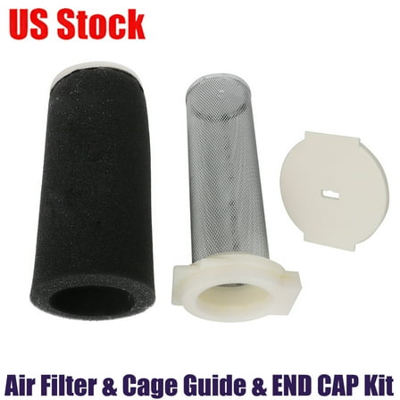 02-08 For Yamaha Grizzly 660 YFM660 Air Filter & Cage Guide & END CAP Kits